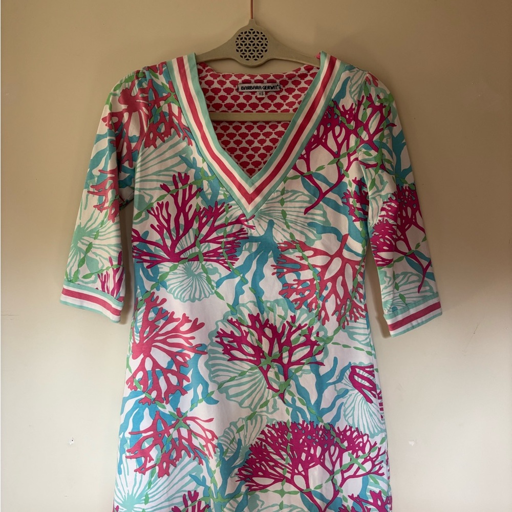 ☀️Barbara Gerwit Floral V-Neck Dress